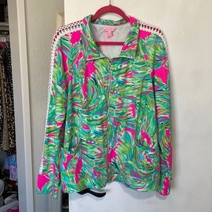 Lilly Pulitzer zip up jacket